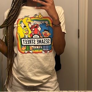 sesame street graphic tee